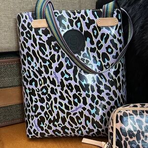 Consuela Leopard Print Tote Bag